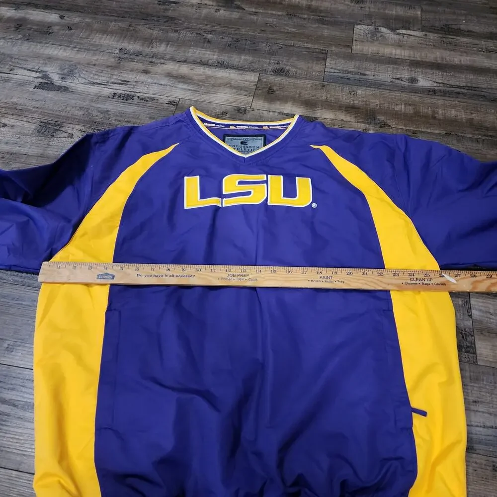 LSU Pullover Windbreaker Colosseum Athletics Mens Size XXL 2543 - Picture 3 of 6